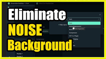How to Eliminate the Background Noise on Microphone on Streamlabs OBS (Filter Tutorial)