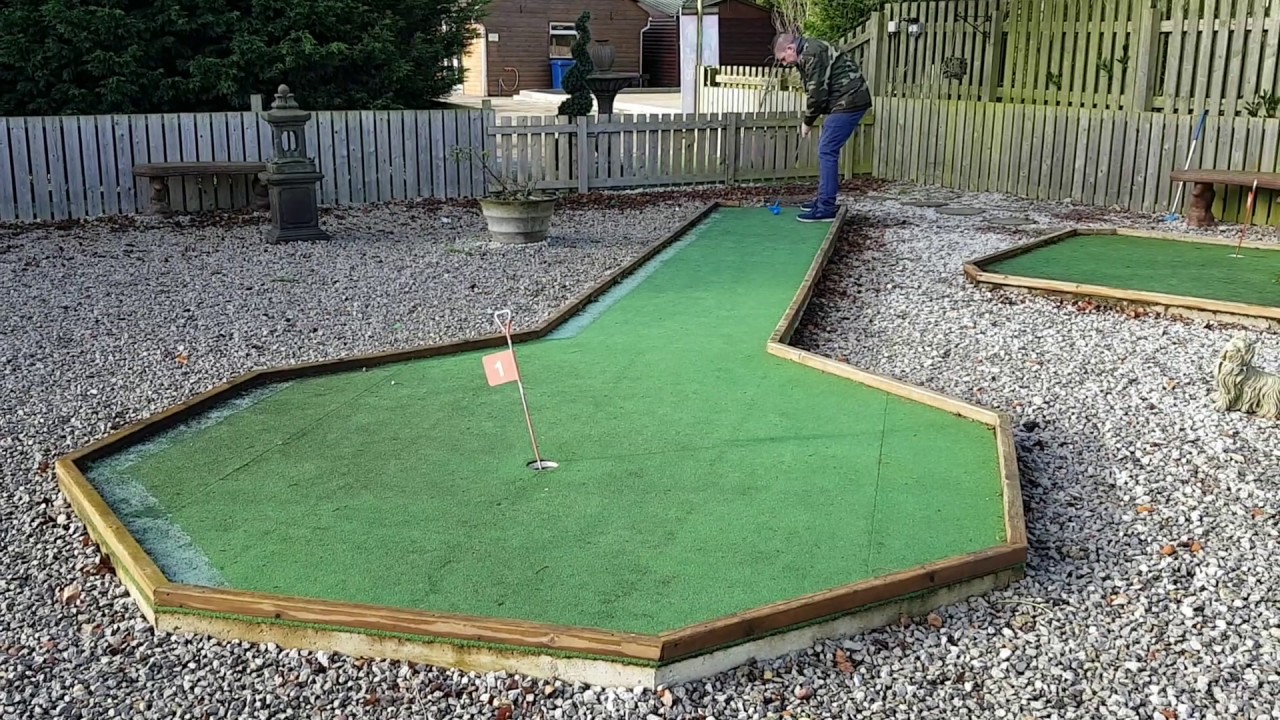 Crazy Golf at the Yorkshire Ice Cream Farm in Hatfield, Doncaster