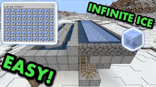 SIMPLE 1.20 AUTOMATIC ICE FARM TUTORIAL in Minecraft Bedrock (MCPE/Xbox/PS4/Switch/Windows10)