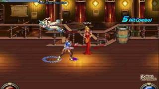 Dungeon Fighter LV 30 Brawler Combo Demonstration
