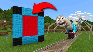 How To Make A Portal To The CURSED EVIL THOMAS THE CHOO CHOO TRAIN Dimension in Minecraft!!!