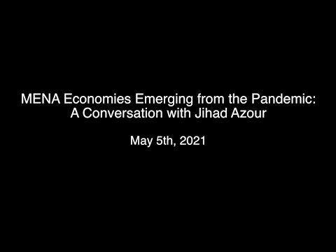 MENA Economies Emerging from the Pandemic: A Conversation with Jihad Azour Episode cover