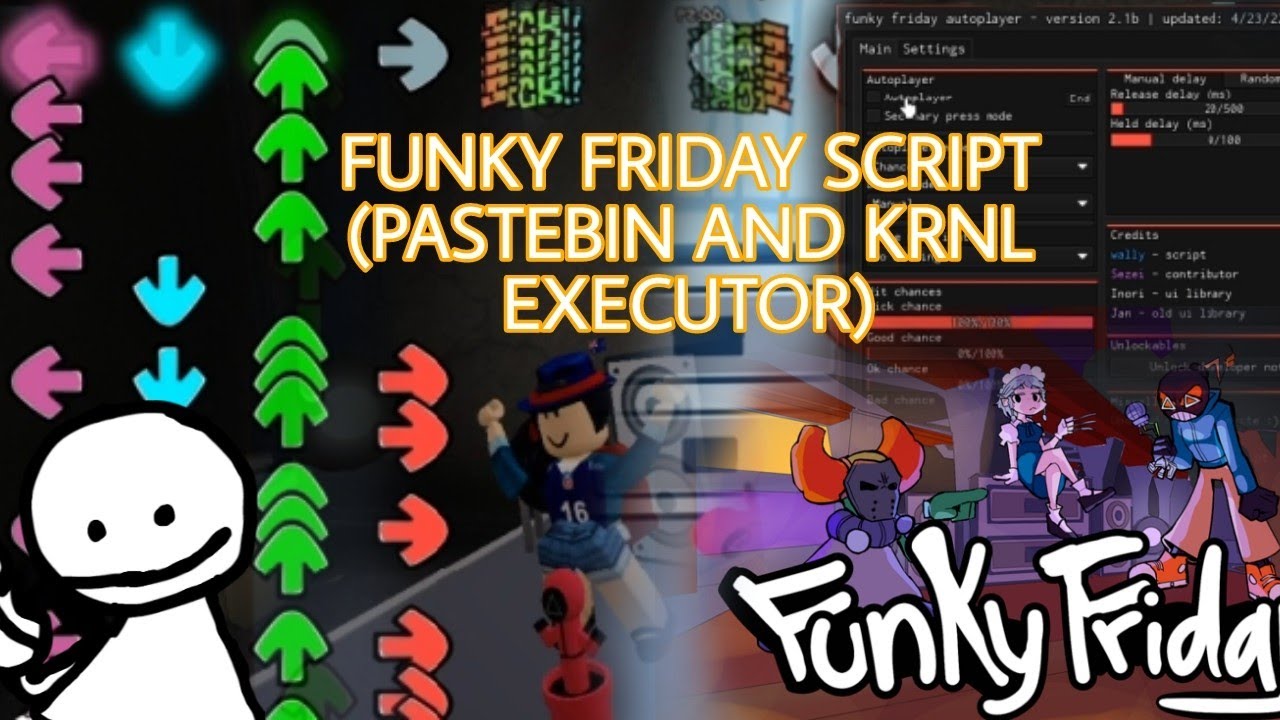 Funky friday script (MEGA OP AUTOPLAYER ) 😬 MOBLIE&PC :O 