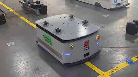 Smart AGV for efficient supply chain management#innovation #logistics #automation #robotics