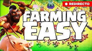 EL FARMING CON MONTAPUERCOS ESTÁ ROTO | Directo resubido | Clash of Clans