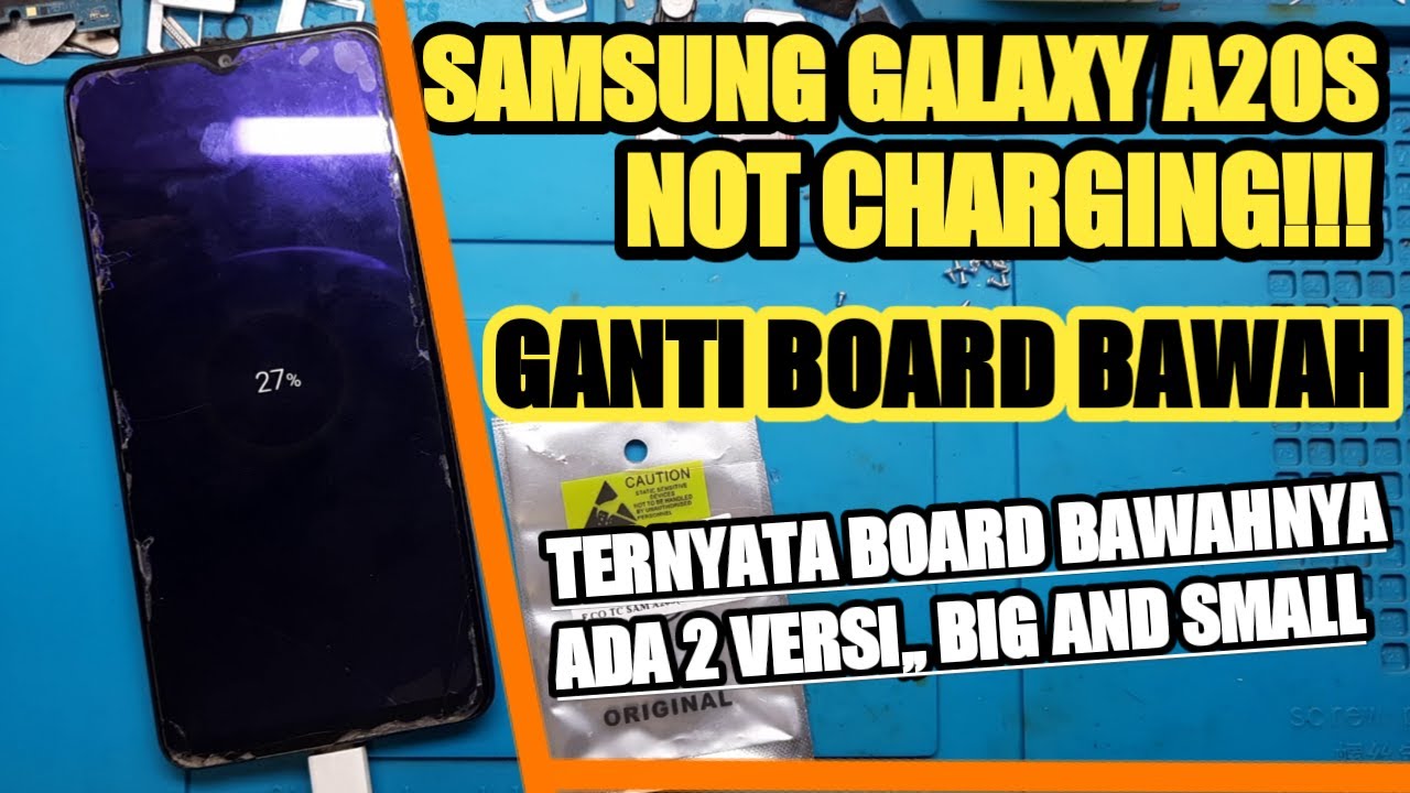 SERVIS SAMSUNG GALAXY A20s‼️TIDAK BISA DI CAS // JKS opreker handphone