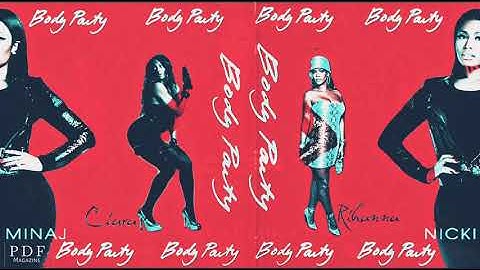Ciara, BODY PARTY , Rihanna ,(ft.Nicki minaj)[MASHUP]