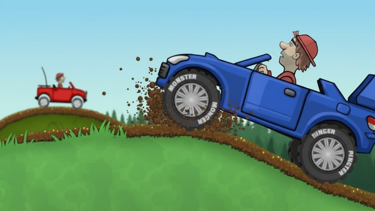 You Won't Believe the CRAZY Things I Did to Get the FASTEST BUS in Hill Climb Racing
