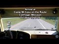 Arrival at Camp Mi Casa Campground in Carthage, Missouri - 10/12/25