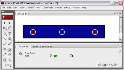 Flash Tutorials: Paint Bucket Tool