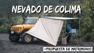 ⛺Lluvia y neblina por todo el NEVADO DE COLIMA