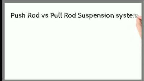 Push rod vs Pull rod suspension explained
