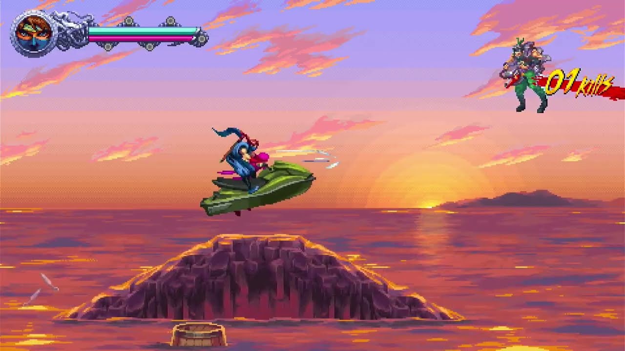 Ninja Gaiden: Ragebound -  Act 4-2/4-3: Open Sea Chase/Navy Base Infiltration