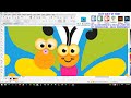 Học Corel tại Bình Tân - Vẽ vector trong Corel - Vẽ con bươm bướm