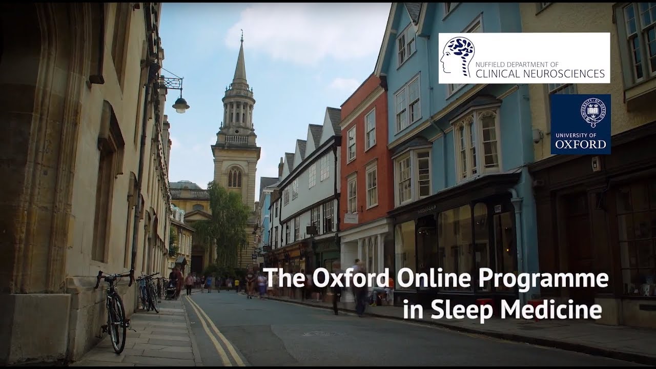 Oxford Online Programme in Sleep Medicine YouTube