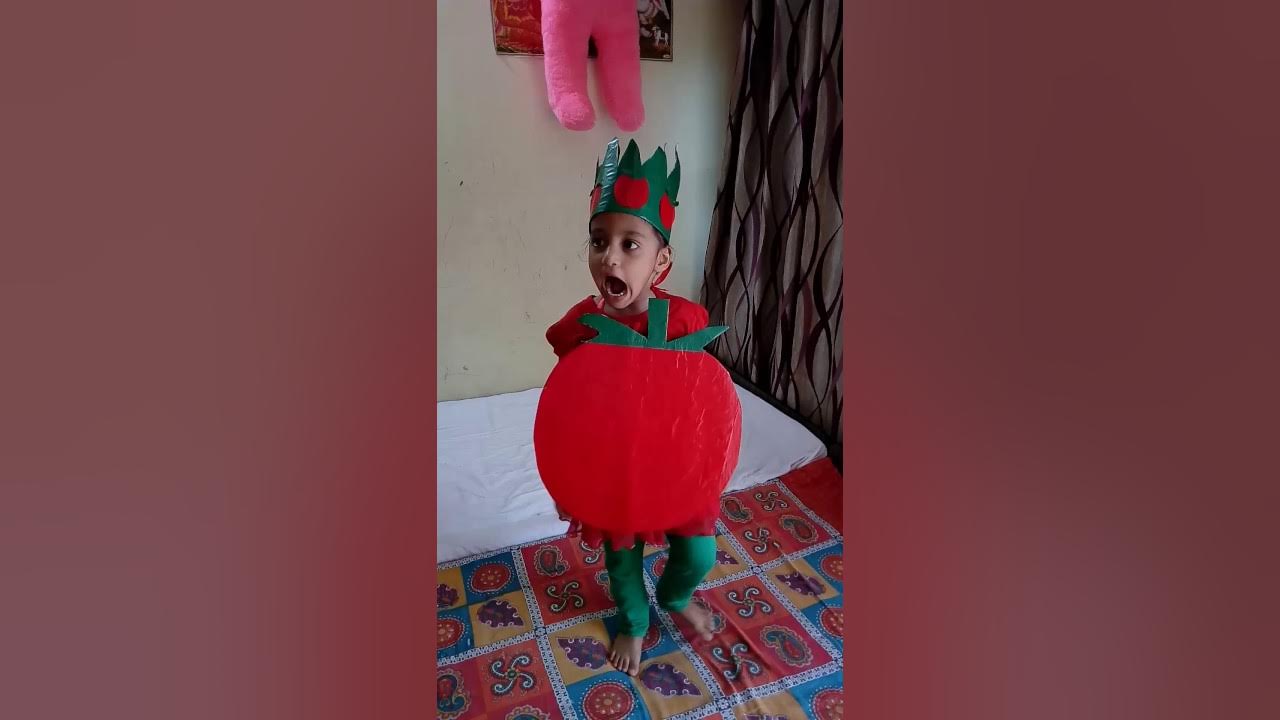 Tomato fancy dress competition kids YouTube