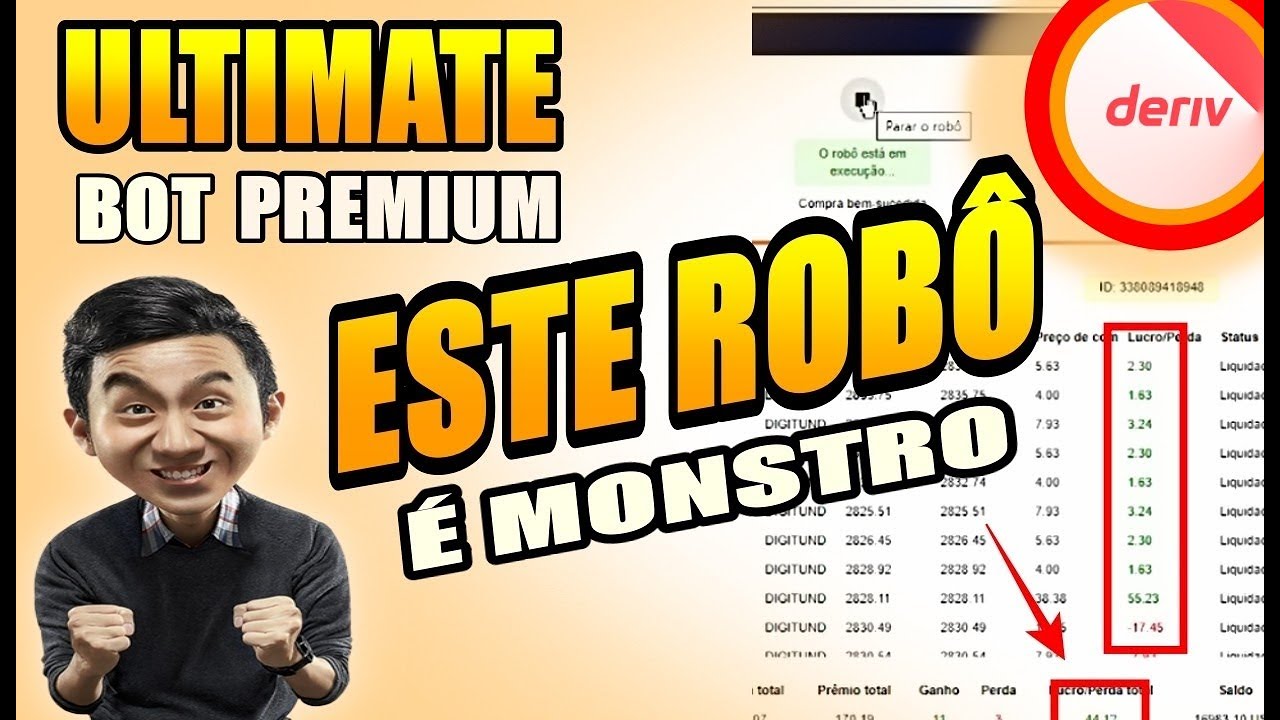 ROBÔ ULTIMATE | MEGA TOP | COM VÁRIAS ESTRATÉGIAS | PRA BATER A META TODO DIA NA BINARY.COM