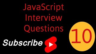 JavaScript Short #10 JS type interview question in Hindi