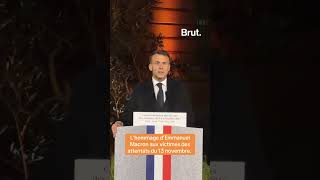 November 13th tribute: Speech by Emmanuel Macron