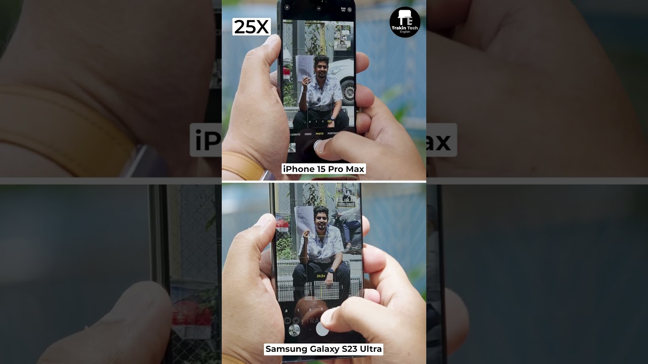 iPhone 15 Pro Max vs S23 Ultra Zoom Test! - Which Phone is the Zoom King? #shorts
