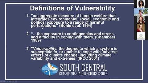 Climate Vulnerability Assessments
