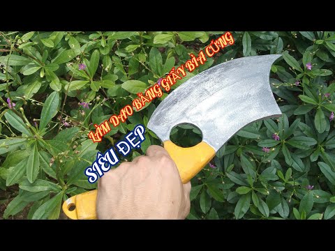 Video CÁCH LÀM DAO BẰNG GIẤY BÌA CỨNG TUYỆT ĐẸP | Making a... - youtube