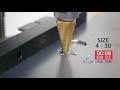 Drill holes for kitchen faucet by best step drill  3keego cutting tools