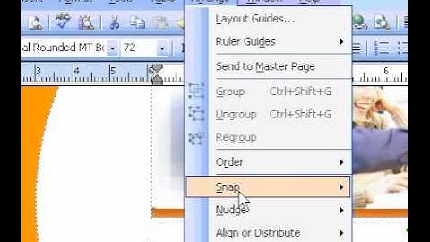 Microsoft Office Publisher 2003 Align an object to another object