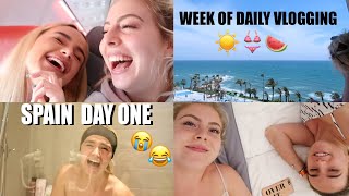 FIRST HOLIDAY VLOG OF THE YEAR! | SPAIN DAY 1 | SYD AND ELL