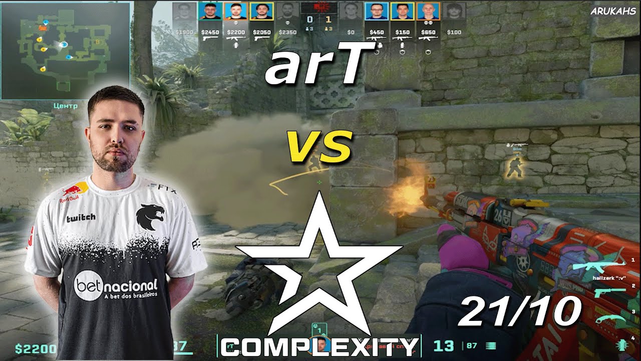 arT PLAYS AGAINST COMPLEXITY IN OFFICIAL MATCH!😮FURIA vs Complexity | arT CSGO POV (21/10)