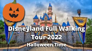2022 Disneyland Park - Full Park Tour - Halloween Time 4K 60Fps