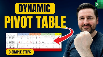 Never update a Pivot Table Again! | Dynamic Excel Pivot table Ranges