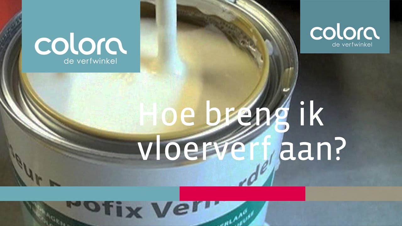 Vloeren schilderen webshop colora
