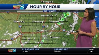 Iowa weather: Very warm and sunny Friday with storm chances early next week