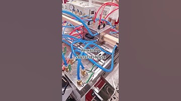 Testing pVC soffit panel machine,pVC profile machine,wpc door frame machine,window profile machine