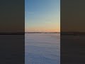 Sunset Spin on Frozen Lake: ASMR Crunch &amp; Piano -18°C #ASMR  #Ambient #nature