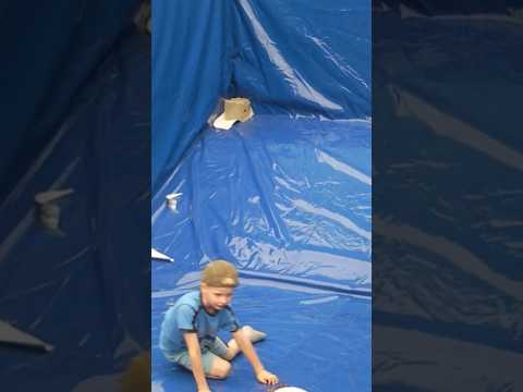 Бассейн из тента