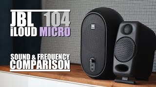 JBL One Series 104 vs iLoud Micro Monitor  ||  Sound & Frequency Response Comparison