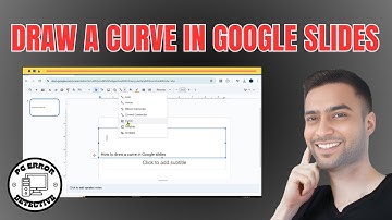 How to Draw a Curve in Google Slides