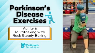 Parkinson's Disease Exercises: Agility & Multitasking with Rock Steady Boxing