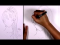 35+ Trends For Ponytail Drawing Side View