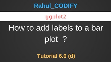 How to add labels to a bar plot using ggplot2 ? [R Data Science Tutorial 6.0 (d)]