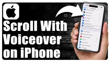 Scrollen met VoiceOver op de iPhone