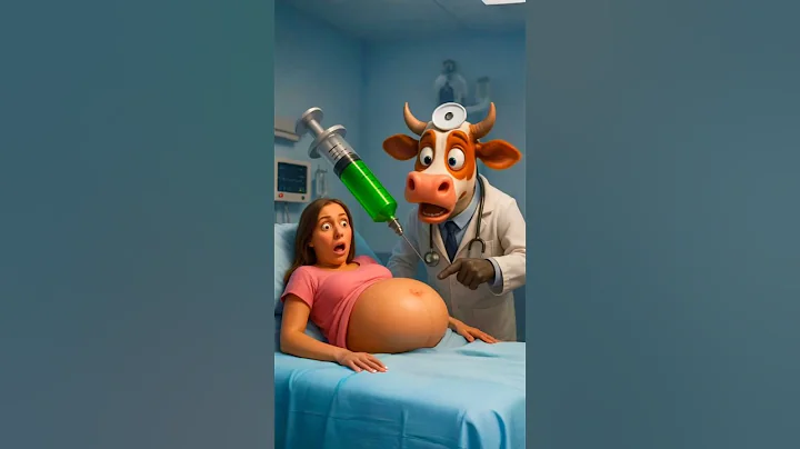 ❤ Evolution of Baby: Pregnant Women on Hospital with Doctor Cow 😍 Buggie #cat #cute #love #shorts