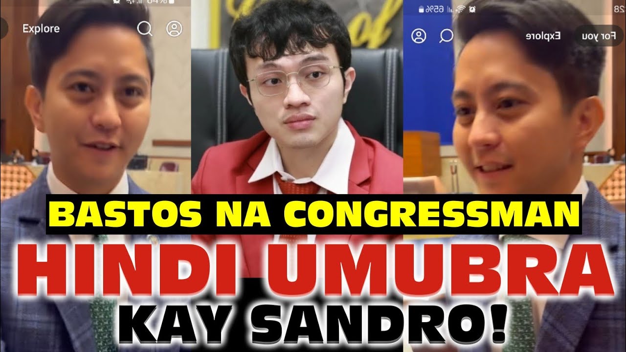 BASTOS NA CONGRESSMAN, HINDI UMUBRA KAY SANDRO MARCOS! SALAMAT PBBM PODCAST  EP 19