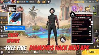 FREE FIRE NEW MOD MENU || UNLIMITED DIAMOND HACK || FF MOD MENU APK screenshot 1