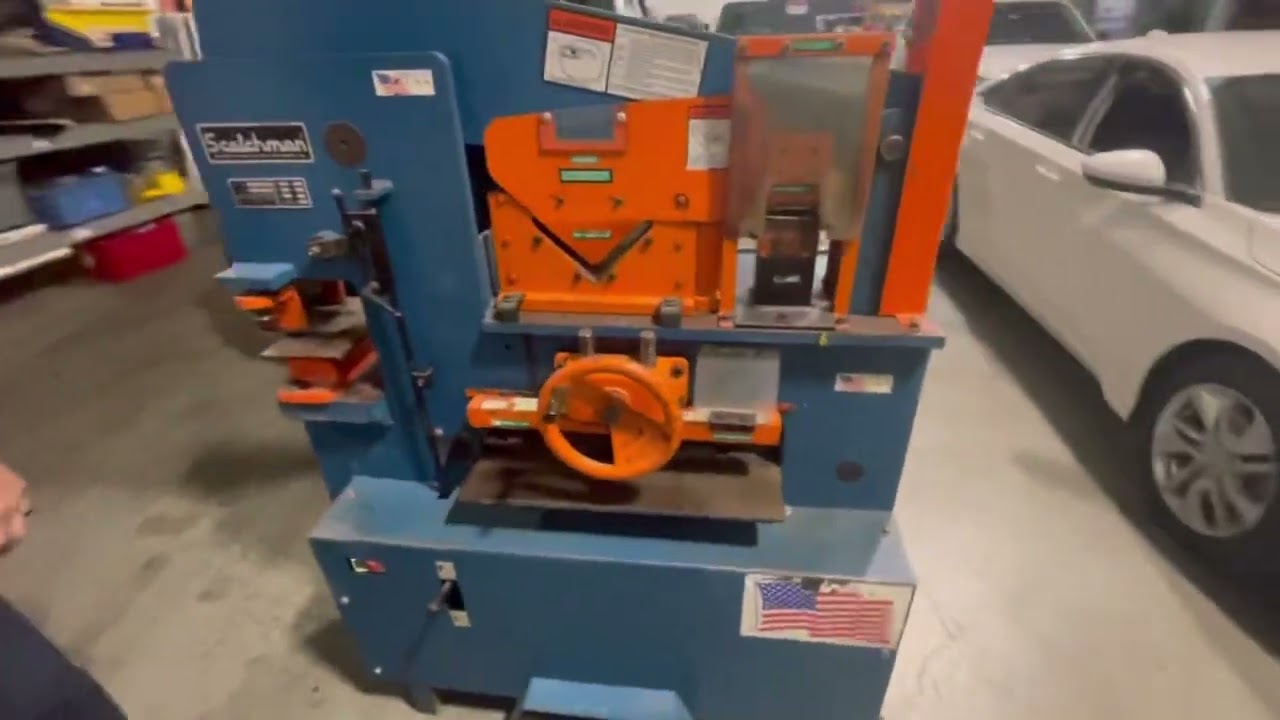 50 ton Scotchman 5075 Ironworker - Lightly Used, Videos Available, Tooling Included