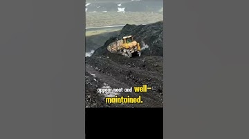 Mining Activities - Land Fire with Heavy Equipment #shortvideo