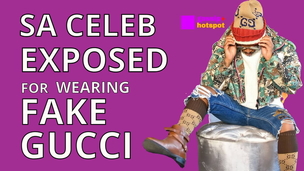 5 South African celebrities called out for allegedly wearing fake Gucci  (Photos)