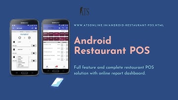 Android Restaurant POS App for Table Service and Quick Service Restaurants. #restaurantpos #android